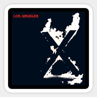 X- LOS ANGELES Sticker